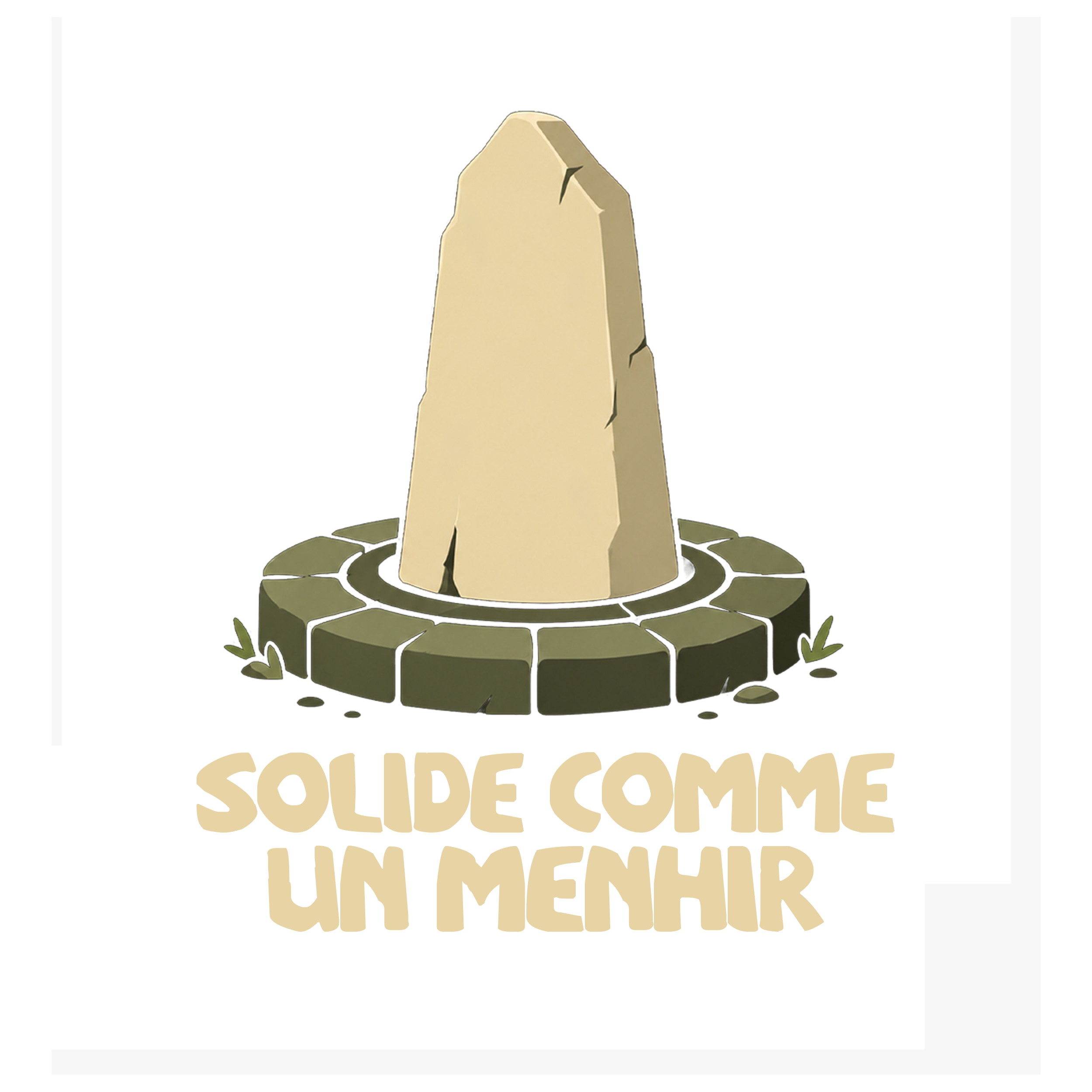 Solide comme un menhir