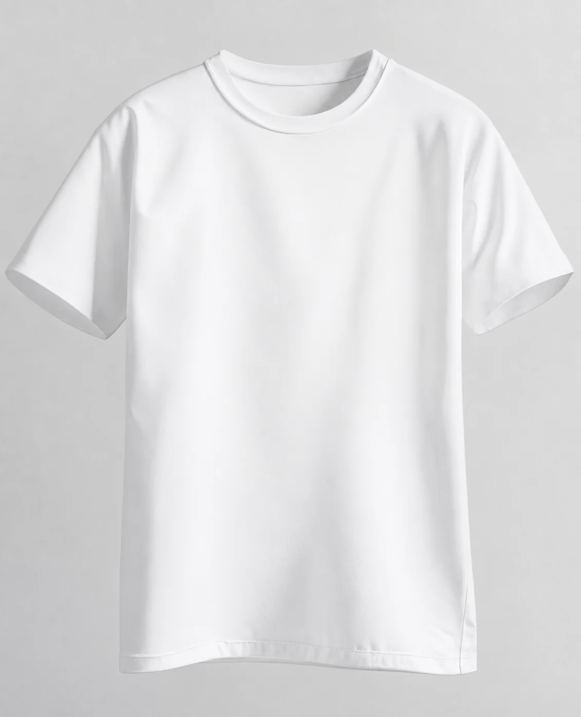 T-shirt générique, coloris blanc, face