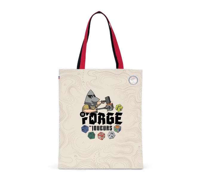 Tote bag La Forge des Joueurs, coloris naturel